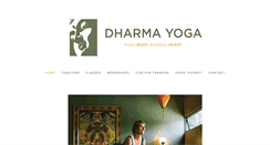 Desktop Screenshot of dharma-yoga.net
