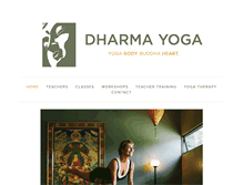 Tablet Screenshot of dharma-yoga.net